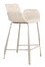 Zuiver Barkruk Brit Grof Bouclé - Beige (zithoogte 67cm)