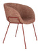 Zuiver Eetkamerstoel Feston Stof - Rood