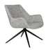 Zuiver Draaifauteuil Doulton Geweven stof - Grijs