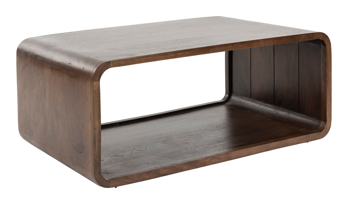 ZILT Salontafel Tycho Mangohout, 90 x 55cm - Bruin