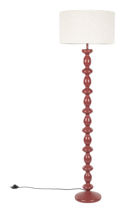 ZILT Vloerlamp Pam 160cm - Roodbruin