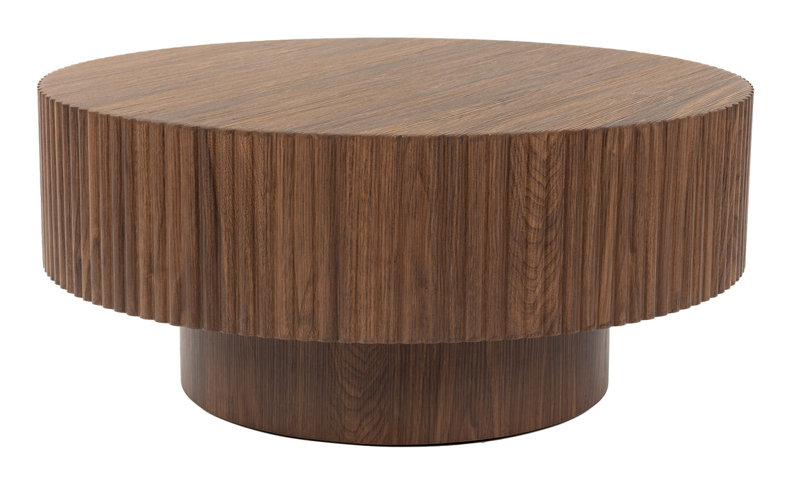 ZILT Ronde Salontafel Bryn Walnoot, Ø80cm