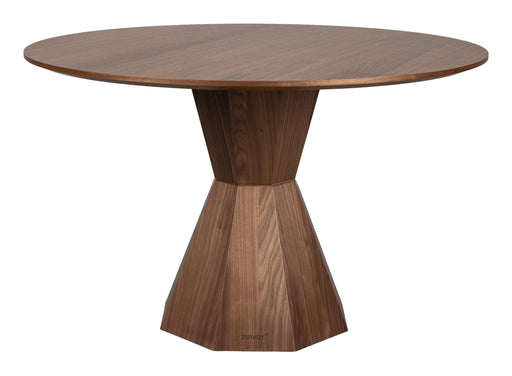 Zuiver Ronde Eettafel Lotus Walnoot, Ø120cm