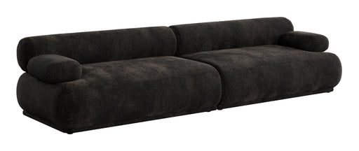 Zuiver 3-zits Bank Rembrandt 316cm, Ribstof - Bruin - ThatLyfeStyle
