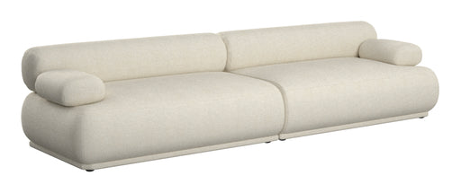 Zuiver 3-zits Bank Rembrandt 316cm, Ribstof - Beige - ThatLyfeStyle