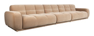 Zuiver Bank Hazel 395cm, Velvet - Beige
