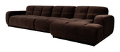 Zuiver Loungebank Hazel Rechts 352cm Velvet Bruin