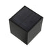 KS LED Solar Cube wandlamp zwart vierkant