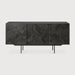 Ethnicraft Dressoir Graphic Gevernist Teakhout - Zwart