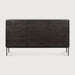 Ethnicraft Dressoir Grooves Gevernist Teakhout - Off Black
