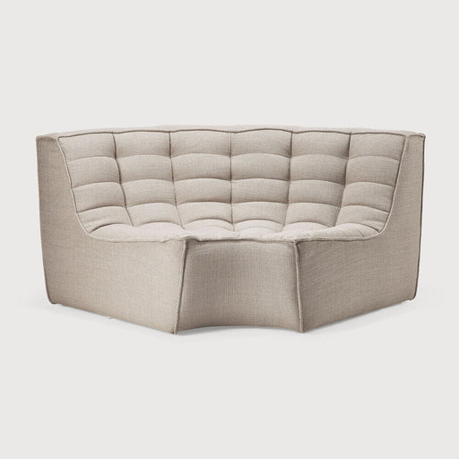 Ethnicraft Ronde Zitbank N701 UK Residentieel - Beige - ThatLyfeStyle