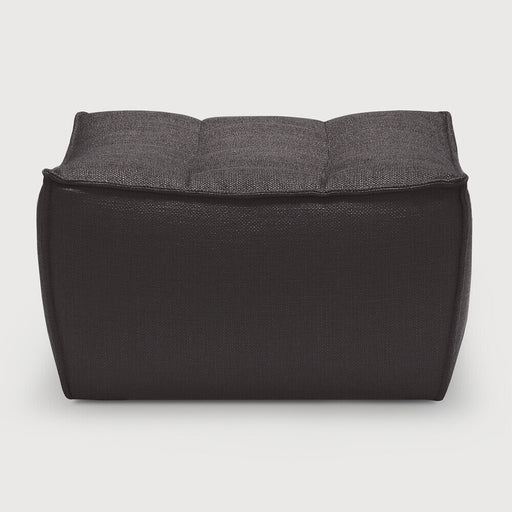 Ethnicraft Voetbank N701 Dark Grey UK Residentieel - Donkergrijs - ThatLyfeStyle