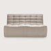 Ethnicraft Modulaire Bank N701 UK Residentieel 2-zits - Beige