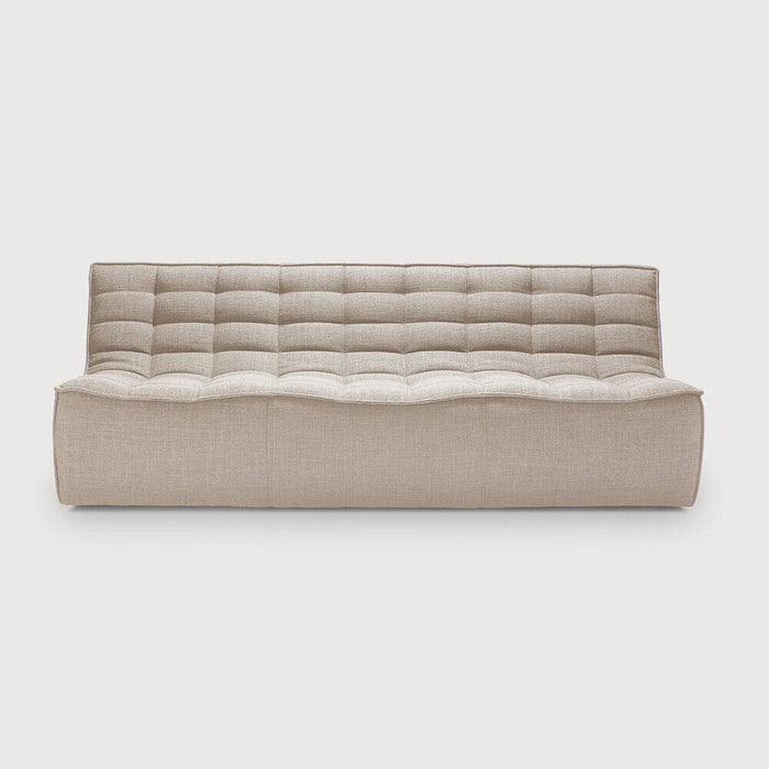 Ethnicraft Modulaire Bank N701 UK Residentieel 3-zits - Beige