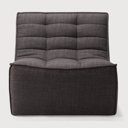 Ethnicraft Modulaire Bank N701 Dark Grey UK Residentieel 1-zits - Donkergrijs