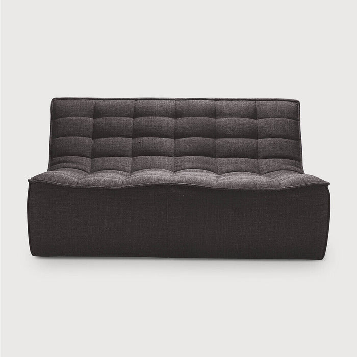 Ethnicraft Modulaire Bank N701 Dark Grey UK Residentieel 2-zits - Donkergrijs