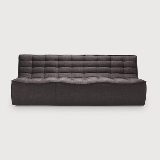 Ethnicraft Modulaire Bank N701 Dark Grey UK Residentieel 3-zits - Donkergrijs