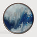 Ethnicraft Rond Dienblad Tribal Quest 48cm - Blue Mist