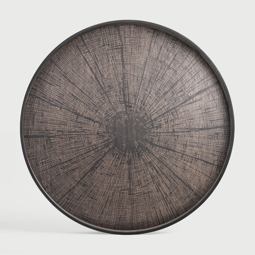 Ethnicraft Rond Dienblad Slice 92cm - Zwart - ThatLyfeStyle