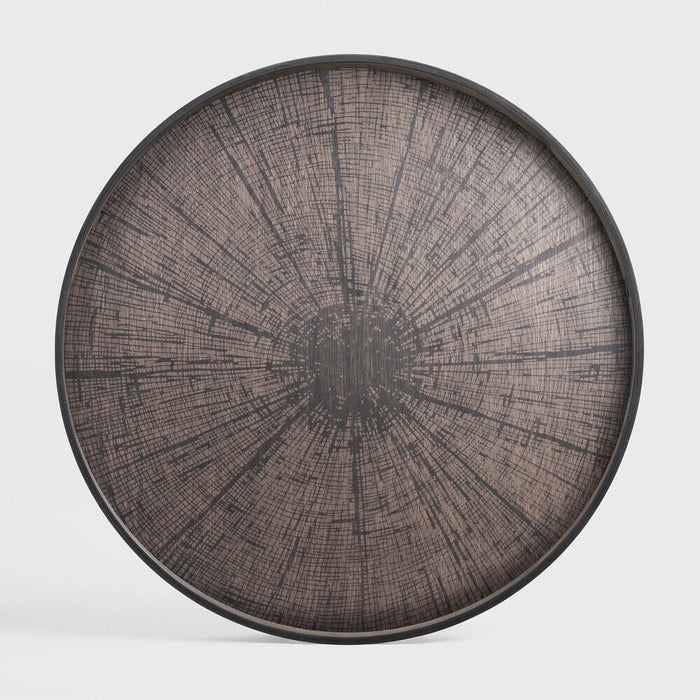 Ethnicraft Rond Dienblad Slice 92cm - Zwart