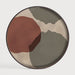 Ethnicraft Rond Dienblad Overlapping Dots 61cm - Rood - ThatLyfeStyle