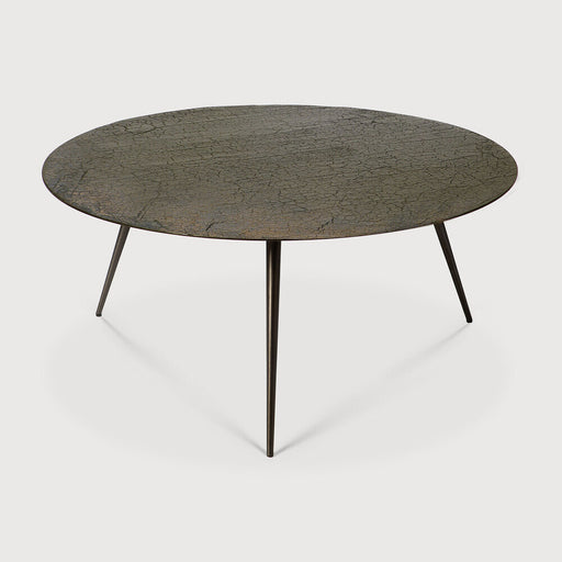Ethnicraft Ronde Salontafel Luna Minerals, 80cm - Whisky