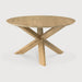 Ethnicraft Ronde Eettafel Circle Gevernist Eikenhout - Naturel