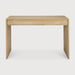 Ethnicraft Bureau Wave Geolied Eikenhout, 120 x 60cm - Naturel