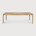 Ethnicraft Cowork Bureau Bok Gevernist Eikenhout, 240 x 140cm - Naturel
