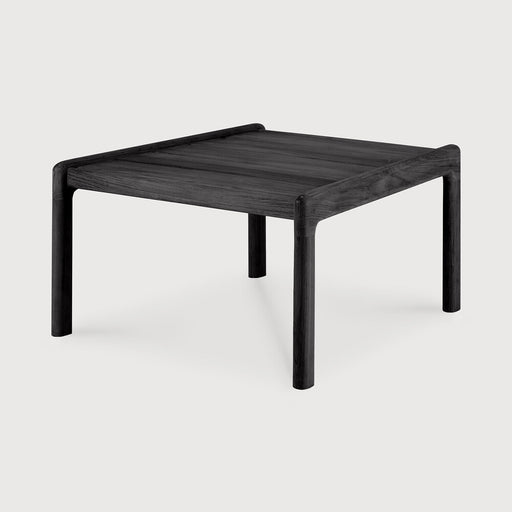 Ethnicraft Outdoor Bijzettafel Jack Teakhout, 54 x 54cm - Zwart - Vierkant