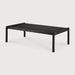 Ethnicraft Outdoor Salontafel Jack Teakhout 120 x 65 cm - Zwart