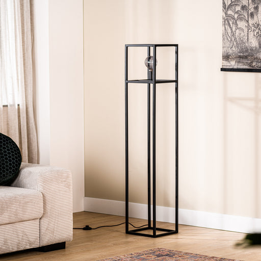 BASE Vloerlamp Justyne 1-lamps - Zwart