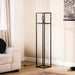 BASE Vloerlamp Justyne 1-lamps - Zwart
