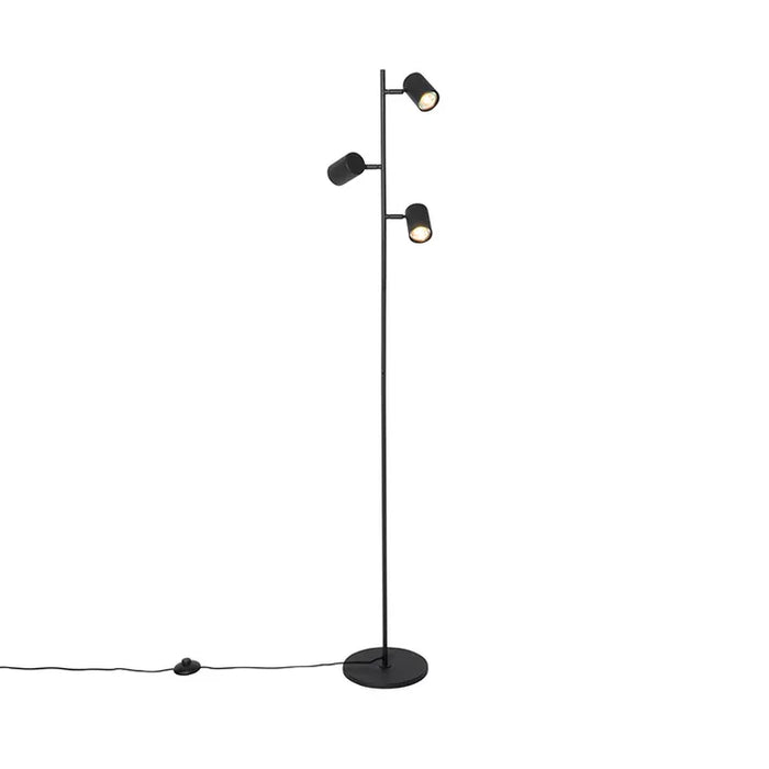 Moderne vloerlamp zwart 3-lichts - Jeana - ThatLyfeStyle