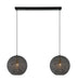 BASE Hanglamp Kasee 2-lamps - Zwart