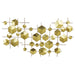 Beliani - FLEROVIUM - Wanddecoratie - Goud - IJzer - ThatLyfeStyle