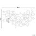 Beliani - FLEROVIUM - Wanddecoratie - Goud - IJzer - ThatLyfeStyle