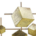 Beliani - FLEROVIUM - Wanddecoratie - Goud - IJzer - ThatLyfeStyle