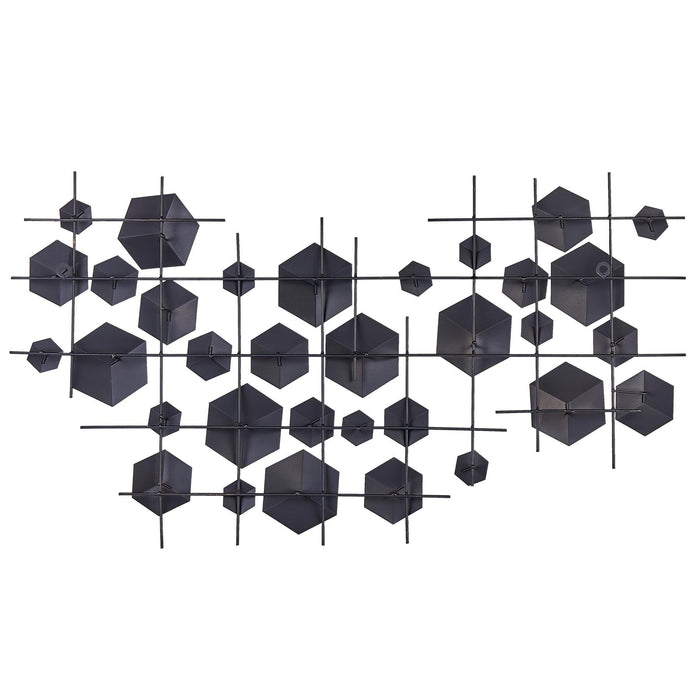 Beliani - FLEROVIUM - Wanddecoratie - Goud - IJzer - ThatLyfeStyle