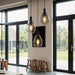 BASE Hanglamp Aislynn 3-lamps, Glas - Smoke