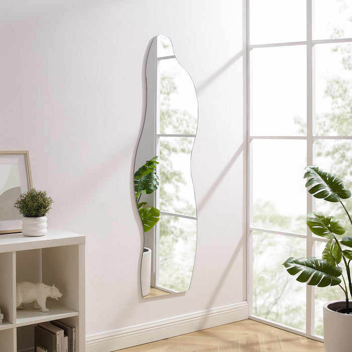 Artistiq Organische Spiegel Eluterio randloos, 160 x 50cm - Zilver - Passpiegel