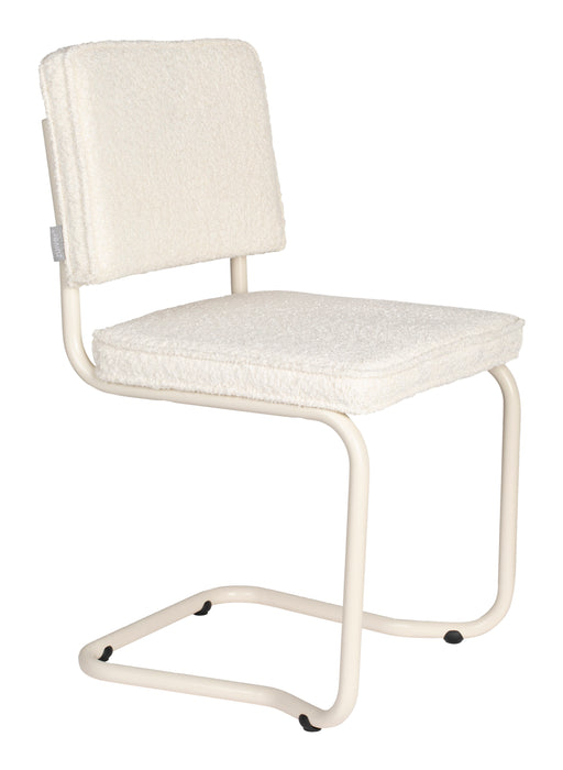 Zuiver Eetkamerstoel Ridge Kink, Bouclé - Off White