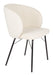 ZILT Eetkamerstoel Lysandra Bouclé - Off White - ThatLyfeStyle