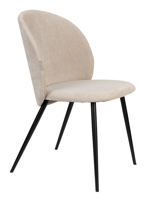 Zuiver Eetkamerstoel Cozy Velvet - Beige