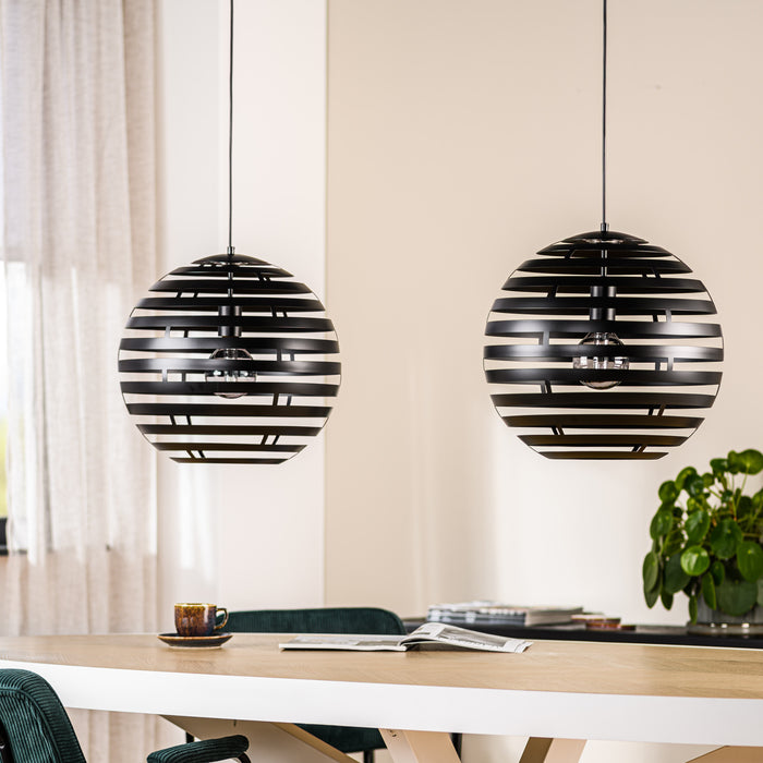 BASE Hanglamp Lando 2-lamps - Zwart