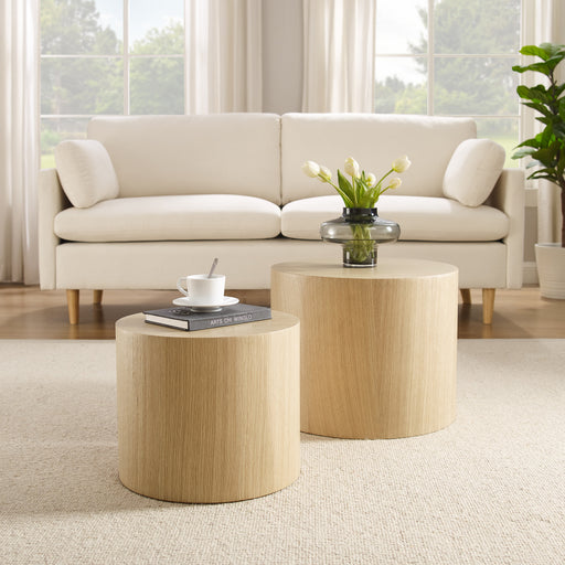 Artistiq Ronde Salontafel Jolyn MDF, Set van 2 stuks