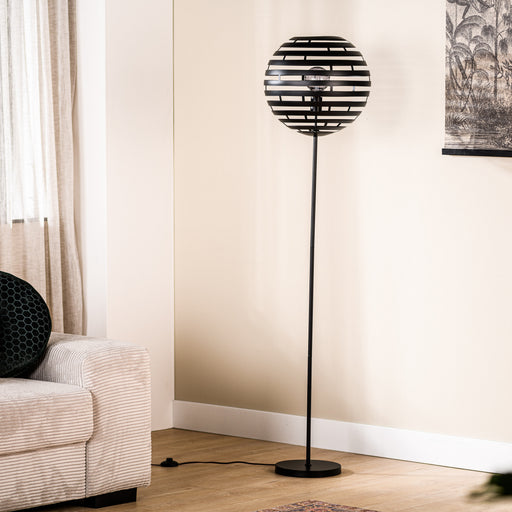 BASE Vloerlamp Kenetra Ø40cm - Zwart