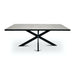 Stalux Eettafel Gijs - zwart / beton