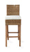 Rivièra Maison Barstoel Rustic Rattan (zithoogte 78cm) - Bruin,Hout