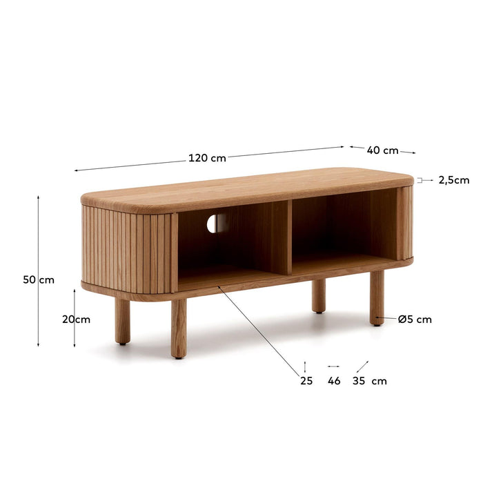 Mailen Tv-meubel 120 cm - Essenfineer Natural